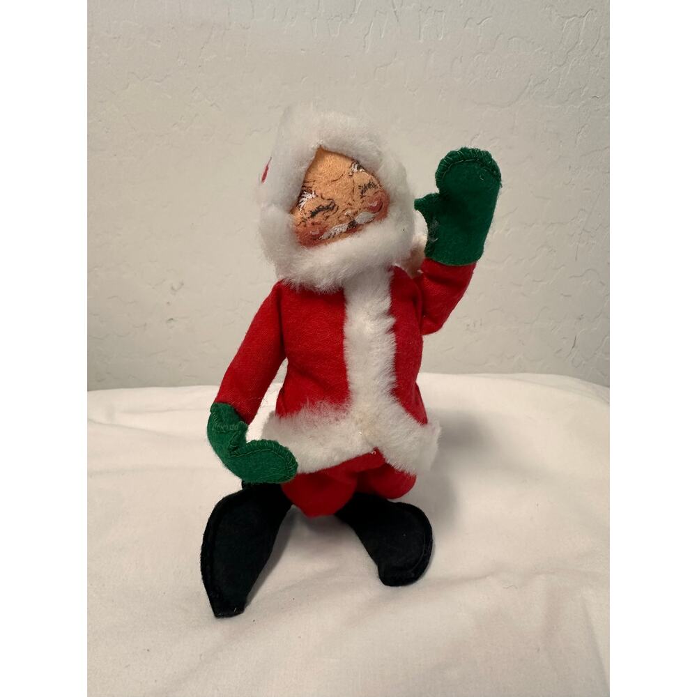 Annalee 1963 Vintage 7"‎ Mobilitee Santa Clause Doll